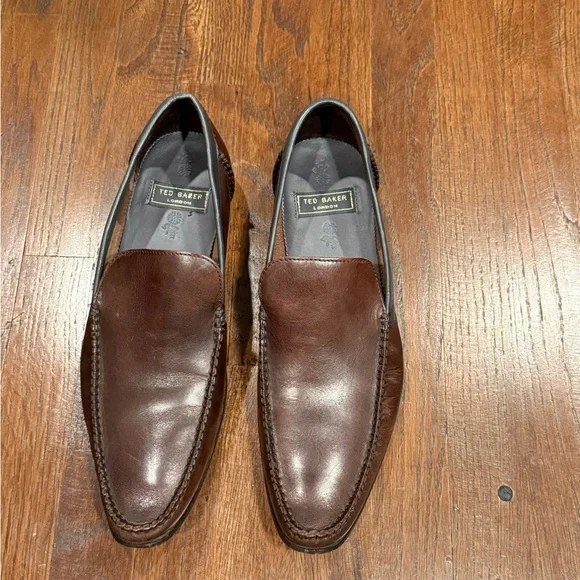 Ted Baker | Shoes | Ted Baker Brown Classic Leather Loafers | Poshmark